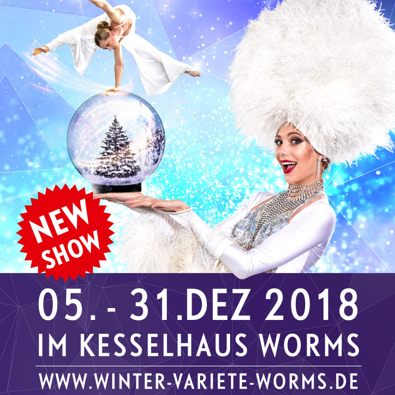 Plakat WinterVarieté Worms 2018